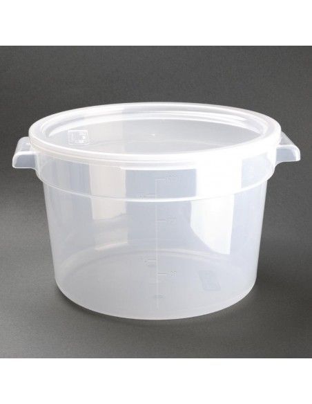 Conteneur alimentaire rond en polypropylène Vogue 10L