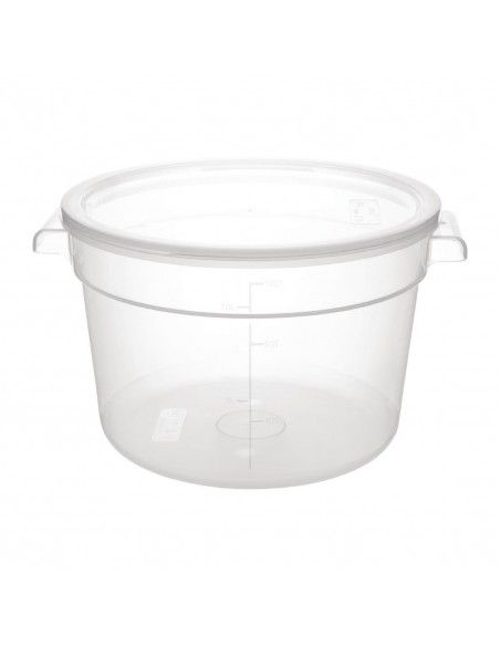 Conteneur alimentaire rond en polypropylène Vogue 10L