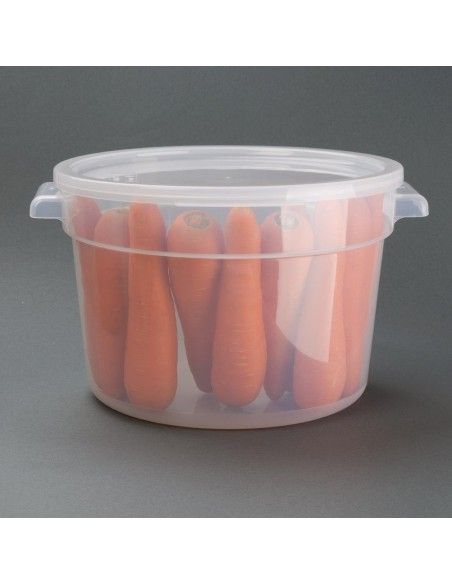 Conteneur alimentaire rond en polypropylène Vogue 10L