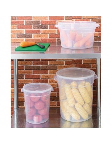 Conteneur alimentaire rond en polypropylène Vogue 10L