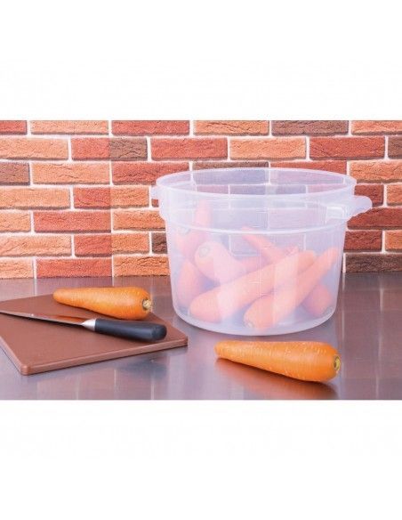 Conteneur alimentaire rond en polypropylène Vogue 10L