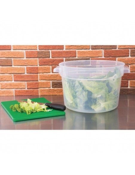 Conteneur alimentaire rond en polypropylène Vogue 10L