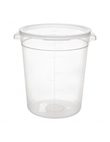 Conteneur alimentaire rond en polypropylène Vogue 20L