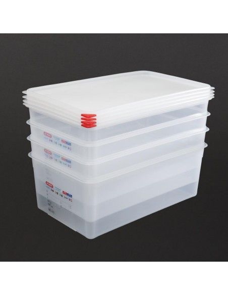 Boîtes alimentaires en polypropylène Araven GN 1/1 27,5L (lot de 4)