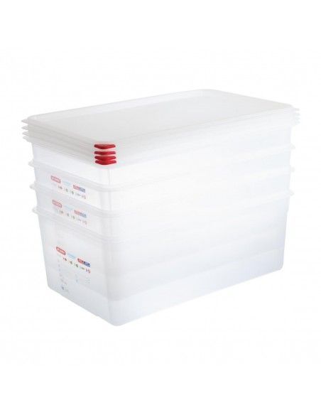 Boîtes alimentaires en polypropylène Araven GN 1/1 27,5L (lot de 4)