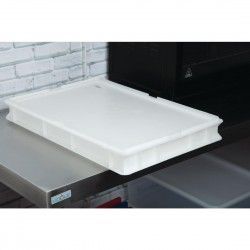 Boîte à pâte à pizza en polyéthylène Cambro 60x40x7cm 2
