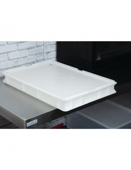 Boîte à pâte à pizza en polyéthylène Cambro 60x40x7cm