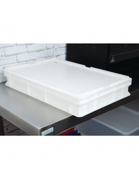Couvercle pour boîte à pâte à pizza en polyéthylène Cambro 60x40x2cm