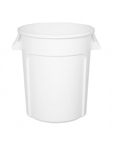 Conteneur rond blanc Vogue 76L