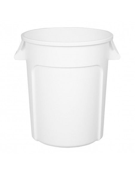 Conteneur rond blanc Vogue 76L