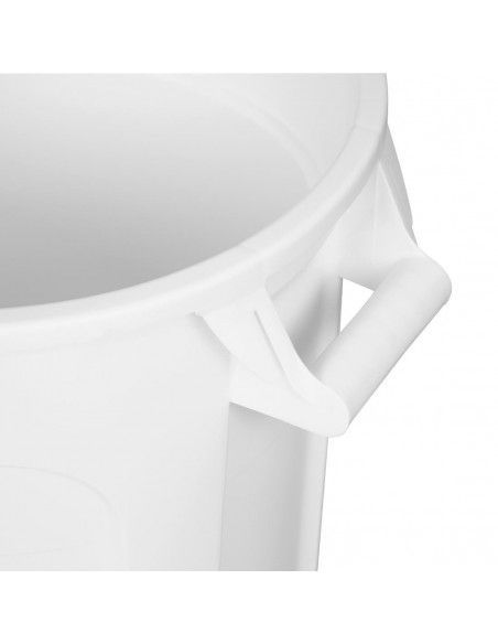 Conteneur rond blanc Vogue 76L