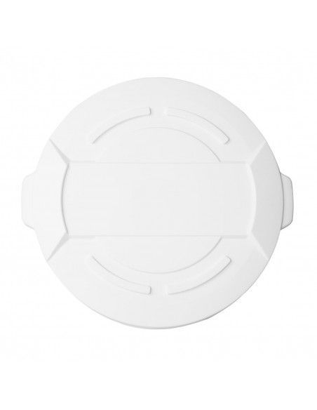 Couvercle pour conteneur rond blanc Vogue 76L