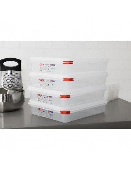 Boîte alimentaire GN1/2  Araven 4L (Lot de 4)