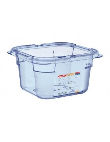 Boîte hermétique bleue en ABS sans BPA Araven GN1/6 100mm