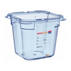 Boîte hermétique bleue en ABS sans BPA Araven GN1/6 150mm