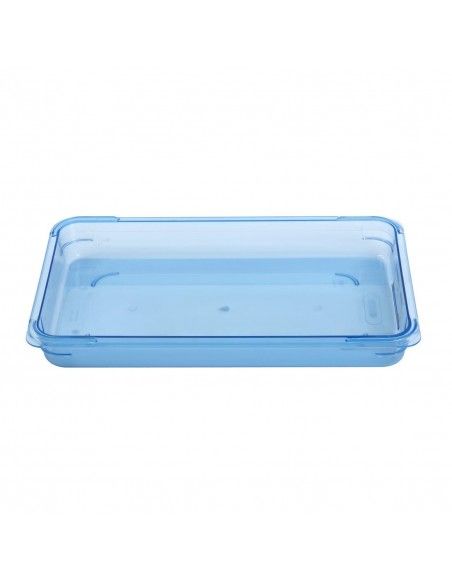 Boîte hermétique bleue en ABS sans BPA Araven GN1/1 65mm