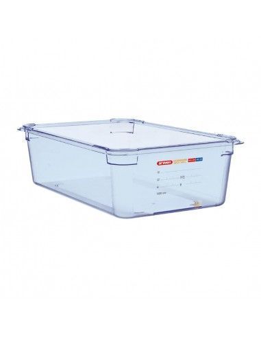 Boîte hermétique bleue en ABS sans BPA Araven GN1/1 150mm