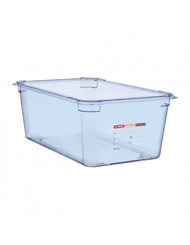 Boîte hermétique bleue en ABS sans BPA Araven GN1/1 200mm