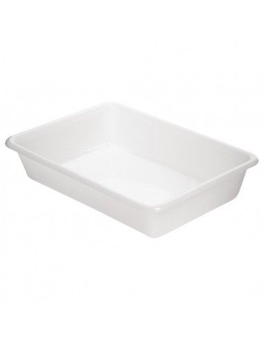 Bac alimentaire peu profond Araven transparent 485mm