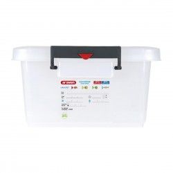 Conteneur alimentaire en polypropylène avec clips de couleur Araven 40L