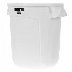 Collecteur Rubbermaid Brute blanc 37,9L 2