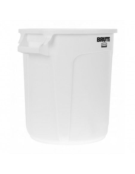 Collecteur Rubbermaid Brute blanc 37,9L