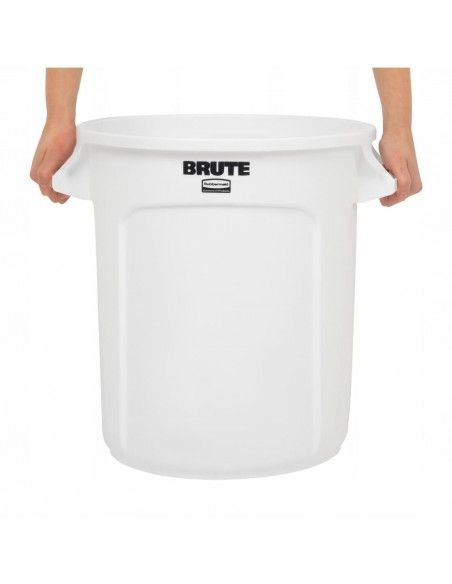Collecteur Rubbermaid Brute blanc 37,9L