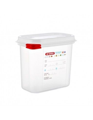 Boîte alimentaire GN1/9 Araven 1,5L (Lot de 4)