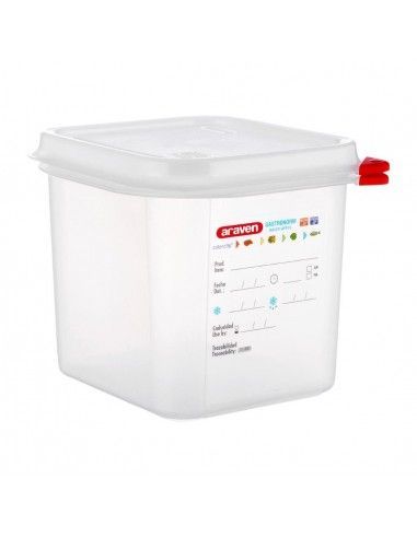 Boîte alimentaire GN 1/6 Araven 2,6L (Lot de 4)