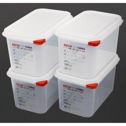 Boîtes alimentaires en polypropylène GN 1/4  Araven 4,3L (lot de 4) 2