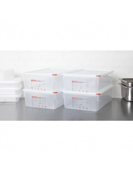 Boîte alimentaire GN1/1 Araven 21L (Lot de 4)
