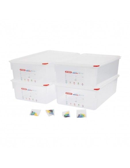 Boîte alimentaire GN1/1 Araven 21L (Lot de 4)