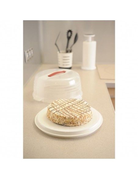 Boîte à gâteau ronde blanche Curver 350mm