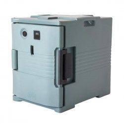 Conteneur alimentaire isotherme chauffant Cambro Camcart bleu ardoise