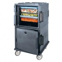 Chariot isotherme Cambro Ultra Camcart UPC1600 granite gris 2