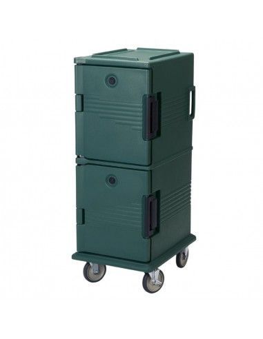 Chariot isotherme Cambro Ultra Camcart UPC800 granite vert