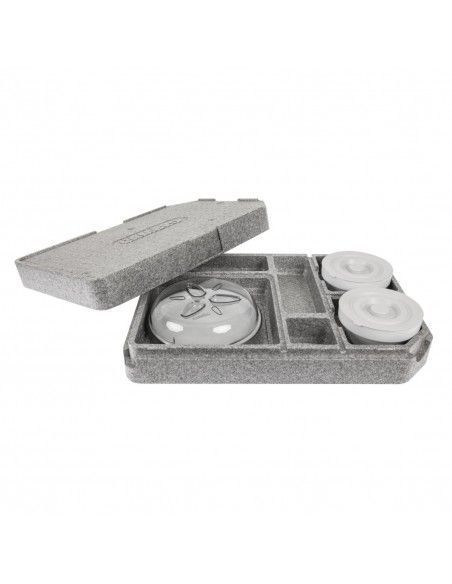 Plateau Tablotherm EPP avec vaisselle Cambro