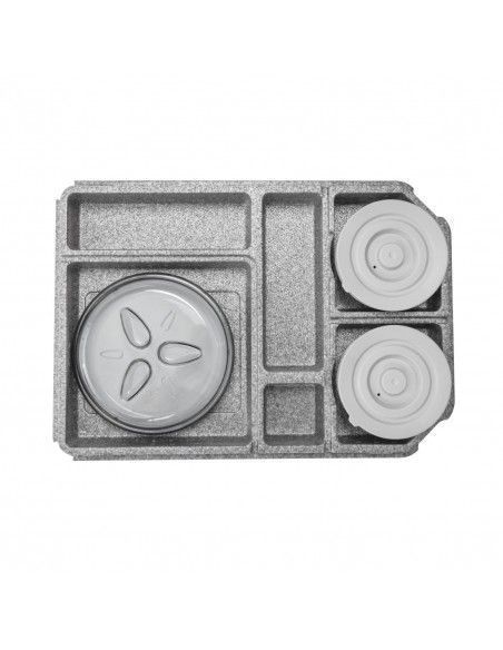 Plateau Tablotherm EPP avec vaisselle Cambro