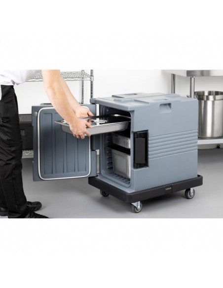 Chariot de transport Vogue Thermo-Box 600 noir