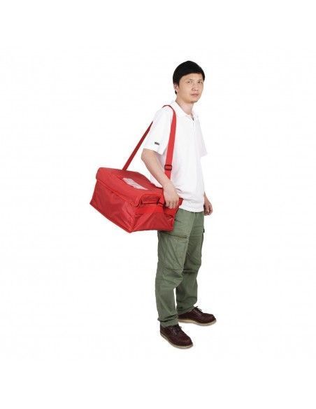 Grand sac de livraison pizza isotherme en nylon Vogue