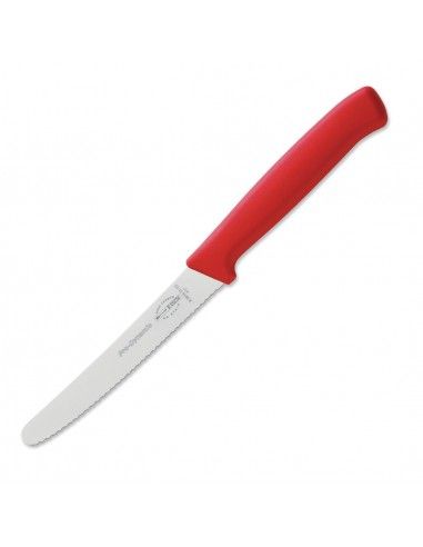 Couteau universel denté Dick Pro Dynamic rouge 11cm