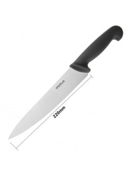 Couteau de cuisine Hygiplas noir 215mm