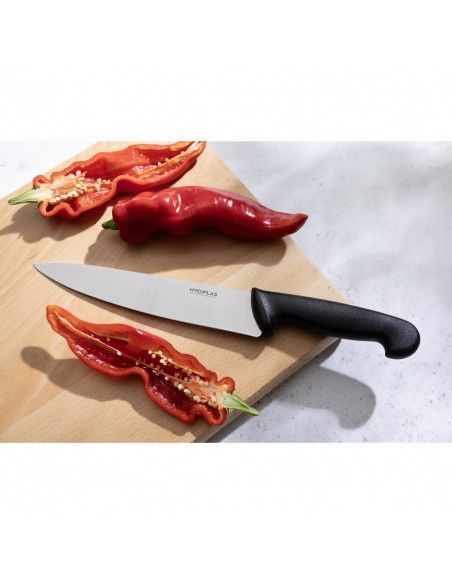 Couteau de cuisine Hygiplas noir 215mm