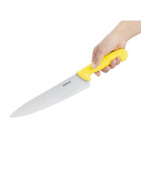Couteau de cuisine Hygiplas jaune 255mm