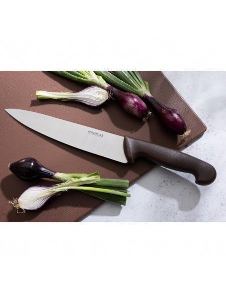 Couteau de cuisine Hygiplas marron 218mm
