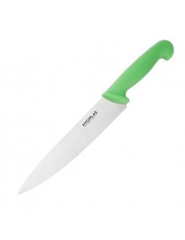 Couteau de cuisine Hygiplas vert 218mm