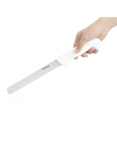 Couteau à pain Hygiplas blanc 203mm