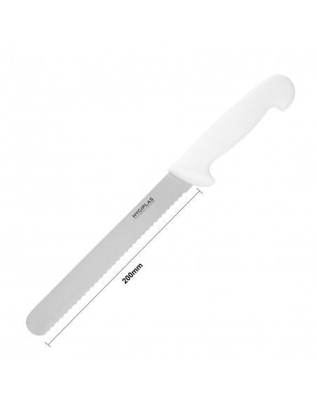 Couteau à pain Hygiplas blanc 203mm