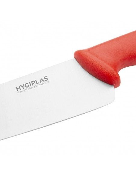 Couteau de cuisine Hygiplas rouge 255mm