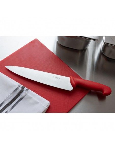 Couteau de cuisine Hygiplas rouge 255mm
